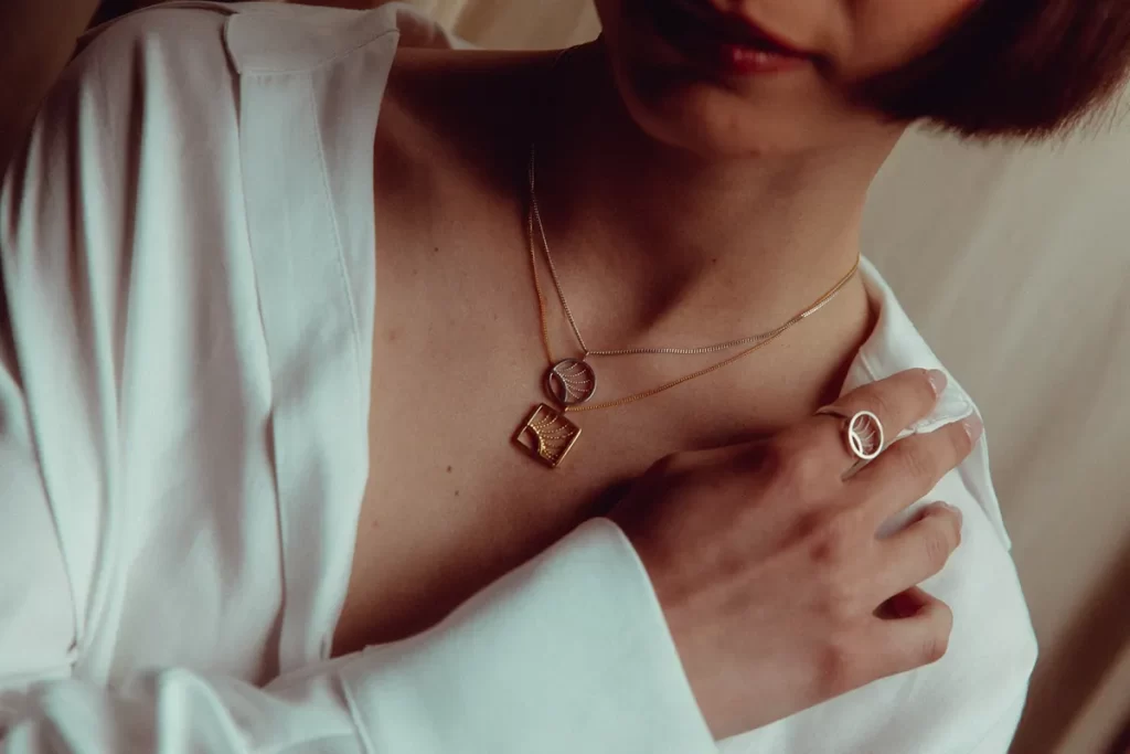 Necklaces paired with ring