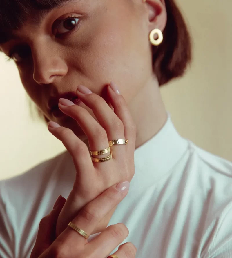 Pattern Stackable Ring